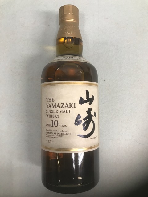 未開栓】サントリー◇山崎10年箱入り 700ml アルコール40% シングル