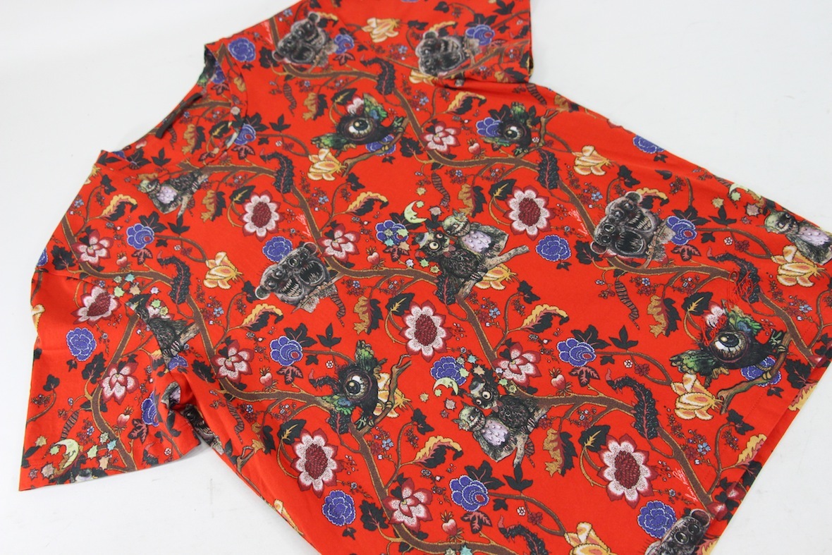 極美品】LOUIS VUITTON x CHAPMAN BROTHERS 総柄 Tシャツ S レッド 赤