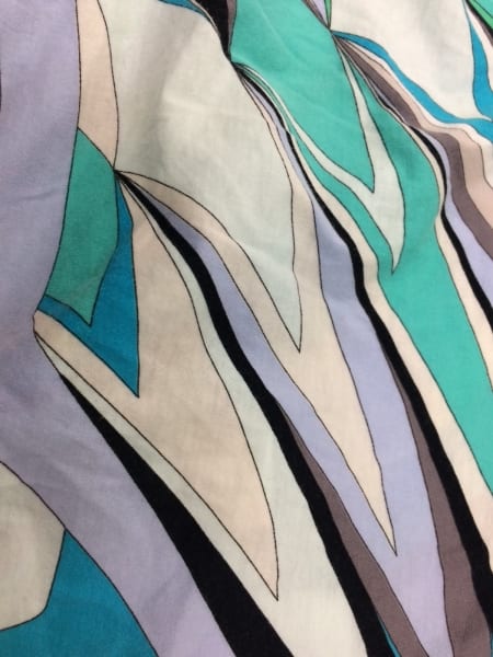 エミリオプッチ EMILIO PUCCI ワンピース サイズS ライトブルー×ライト