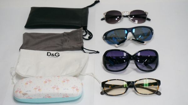 160 n0650 メガネ サングラス DOLCE＆GABBANA CEREZO OSAKA 他 20本まとめ売り 中古品 ⑥ ドルチェ＆ガッバーナのメガネ（D＆G） Dolce &frasl; 伊達メガネ 度なし Eyewear（ドルチェ＆ガッバーナ・アイウェア