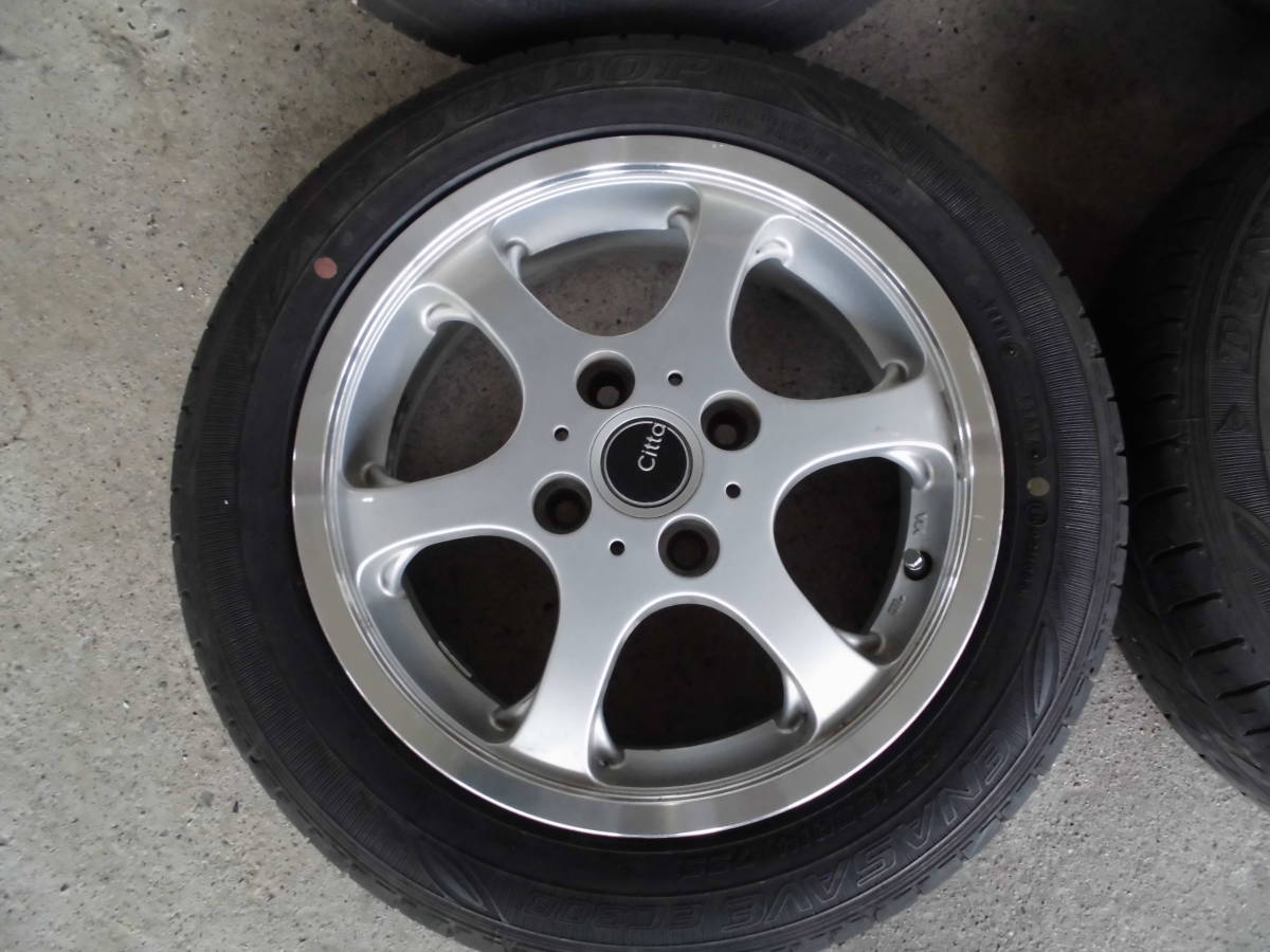 ホイール セット 中古 サマータイヤ 155-65-14 タイヤ 155／65R14 