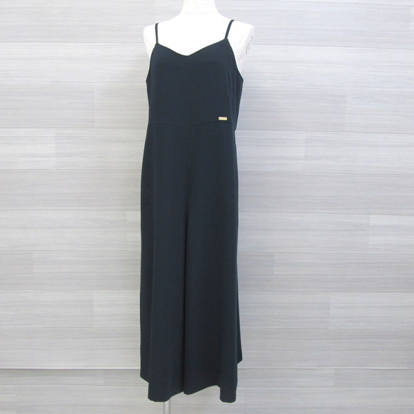 ブルーレーベルクレストブリッジ　サロペット　シックツイルオールインワン　38 BLUE LABEL CRESTBRIDGE ブラックサロペット 38 BLUE LABEL