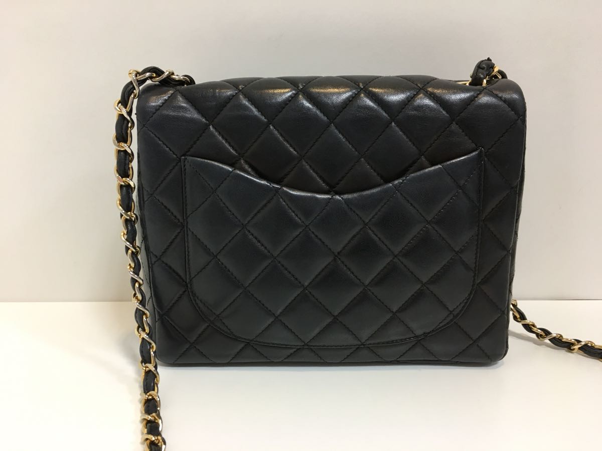 正規品CHANELシャネル ミニマトラッセ カーフスキン チェーン 