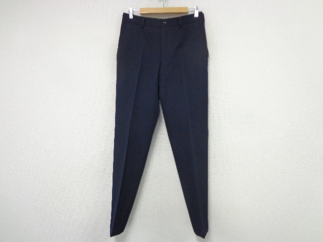 人気セール，お買い得 90's AD1992 COMME des GARCONS HOMME PLUS コムデ ギャルソン オム プリュス ウール スラックス パンツ M 紺 ネイビー ヴィンテージ(ボトムス)｜売買されたオークション情報、yahooの商品情報をアーカ 男性用