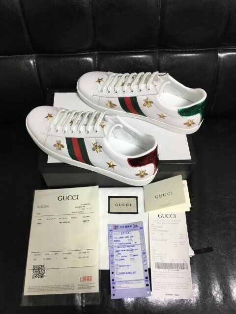 Gucci グッチ ◇26 .5cm エース スニーカー レディースシューズ ◇靴 