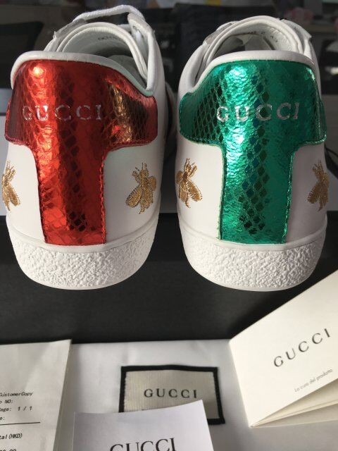 GUCCI スニーカー 蜂刺繍　size6.5 Gucci グッチ ◇26 .5cm エース スニーカー レディースシューズ ◇靴