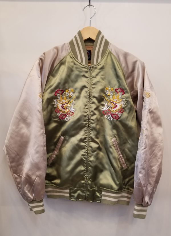 最新作，定番 H1063 Traditional Japanese トラディショナルジャパニーズ スカジャン スーベニアジャケット メンズ M(Mサイズ)｜売買されたオークション情報、yahooの商品情報をアーカイブ公開 - オークファン スカジャン