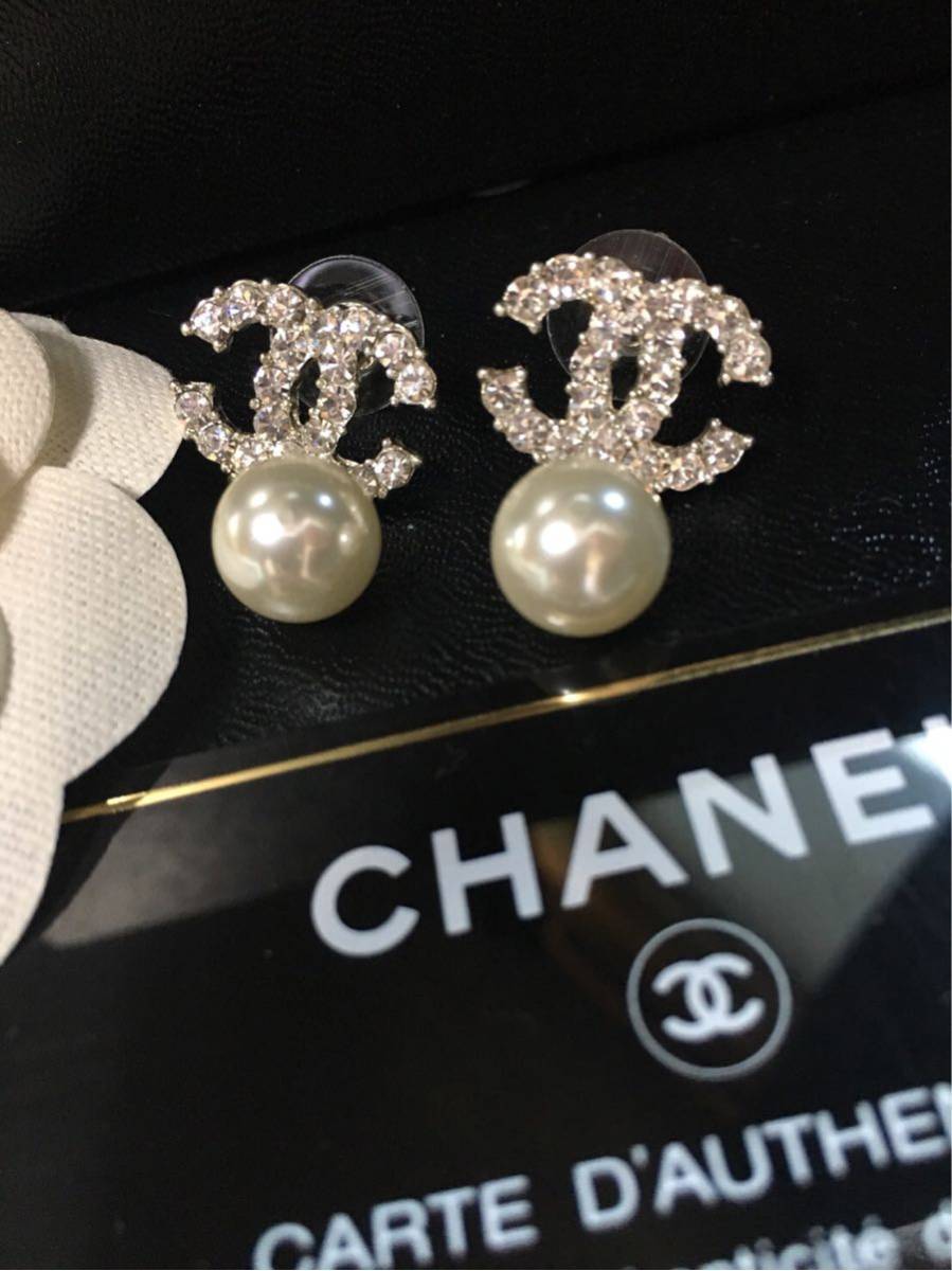 あ*様 CHANEL シャネル ピアス 片耳 片方 CHANELピアス 箱付き 片耳