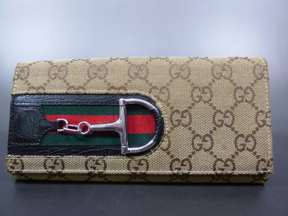 GUCCI☆シェリーライン☆オールドグッチ☆ホースビット☆GG柄☆グッチ