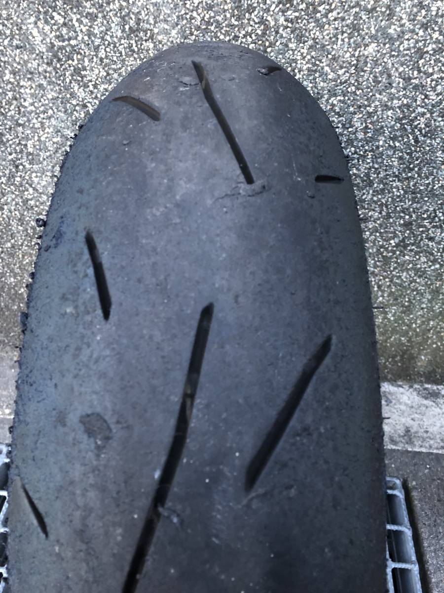 110⁄70R17 前後セット 中古 DUNLOP ダンロップ 150⁄60R17 α13SP α13