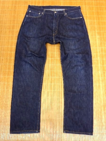[ステューシー×リーバイス] 希少!!25周年記念モデル*デニムパンツ ジーンズ STUSSY LEVI'S 赤耳 BigE 濃紺 w36 送:レターパック可 #13