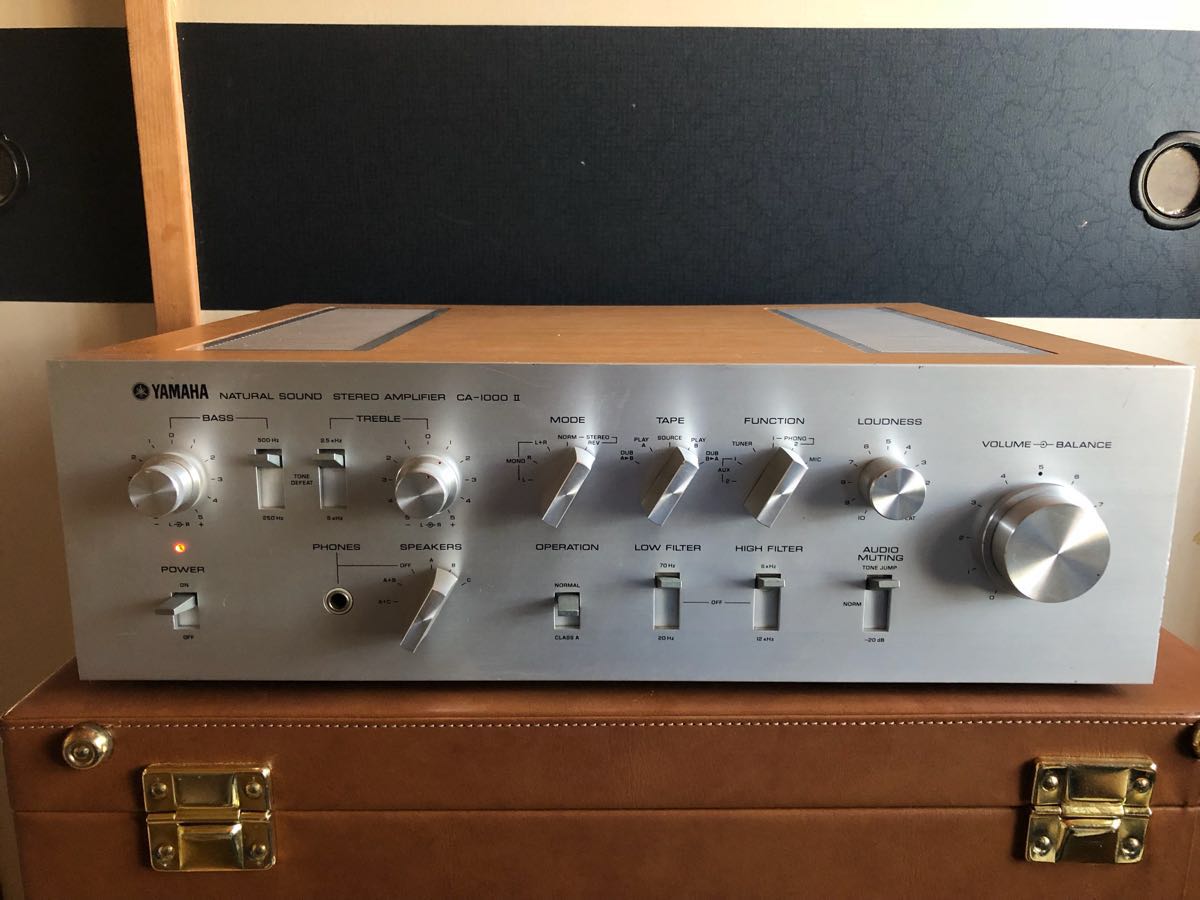 YAMAHA ヤマハ　ビンテージアンプ　CA-1000 音出し確認済　ジャンク品 YAMAHA CA-1000ll ジャンク YAMAHA CA-1000 ヤマハ アンプ 昭和 【公式
