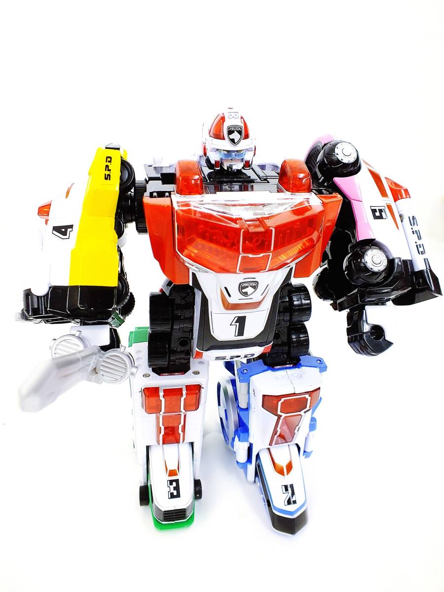 未開封 バンダイ 特捜戦隊デカレンジャー DX特捜変形 デカバイクロボ