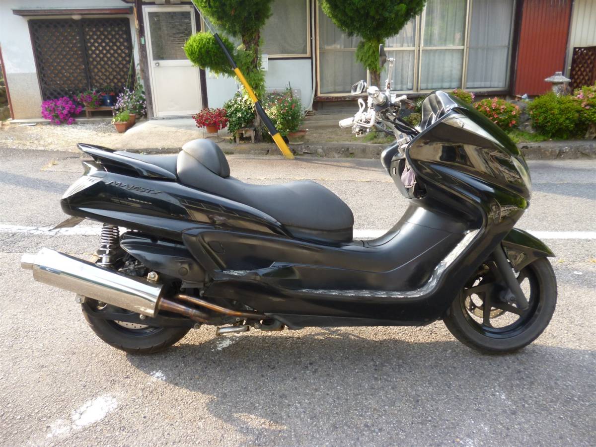 グランドマジェスティ250 カスタムマフラーJMCA付き グランド 