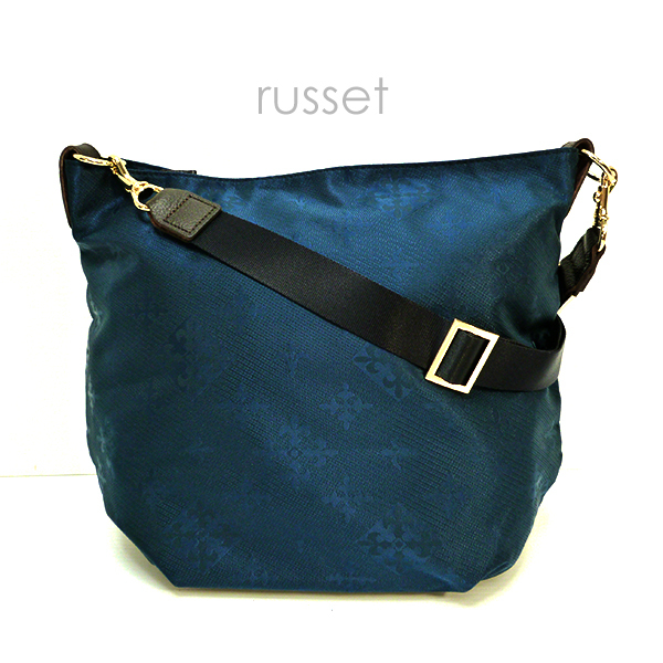 russet＊新品未使用＊パンチングレザーマカロンミニトートバッグ