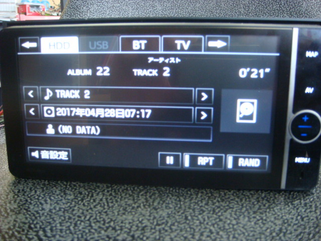 NHZD-W62G トヨタ純正 完動品 トヨタ純正HDDナビ/フルセグ/Bluetooth