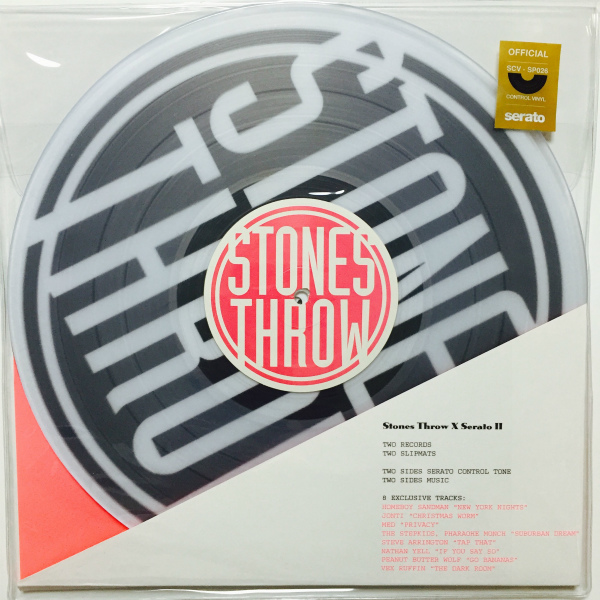 未使用 Stones Throw x Serato レコード/スリップマット Stones Throw x Serato II - 2 x (Vinyl， 12 & スリップマット