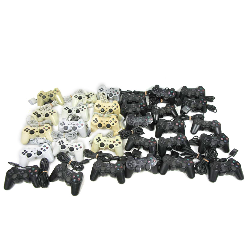 ゲーム機コントローラー　ソフトまとめ売り　 ジャンク品 1円スタート!! ジャンク品 SONY ソニー PS2用 コントローラー＆PSつり