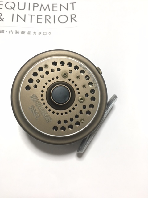 SAGE504L　フライリール　皮ケース付き