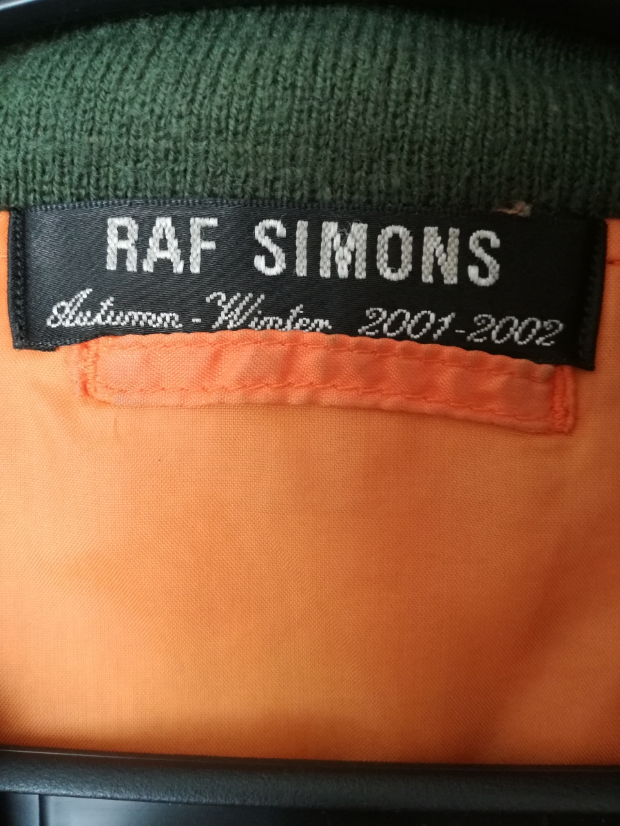 ラフシモンズ RAF SIMONS 2001-2002AW パッチワーク カモフラージュ MA