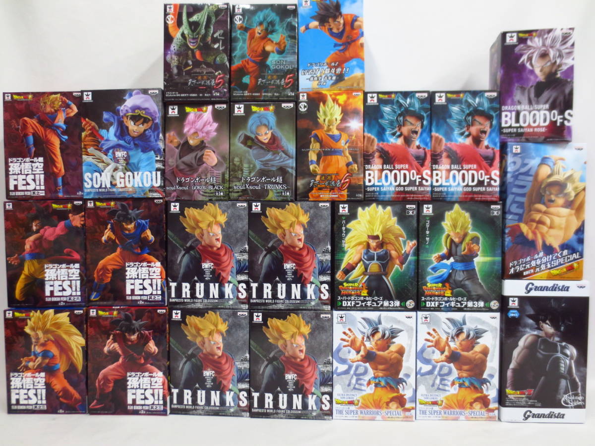  066Q451EQ ドラゴンボール フィギュア 25個 大量 まとめセット / grandista BOOD DXF BWFC FES 天下一武道会 soul WARRIORS 等(ドラゴンボール)｜売買されたオークション情報、yahooの商品情報をアーカイブ公 その他