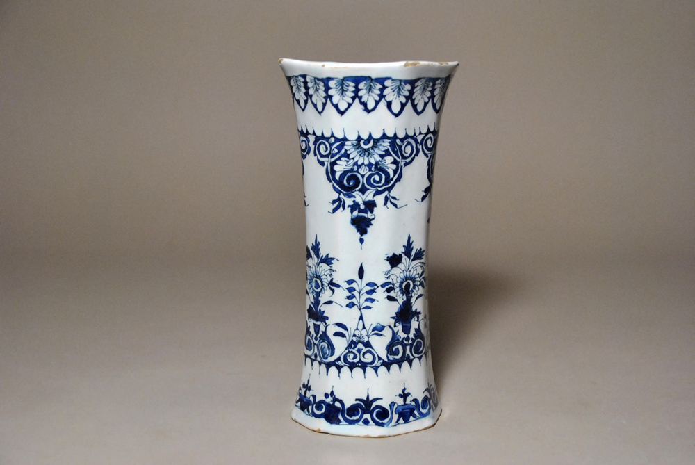 デルフト アンティーク 盃 delft vase デルフト花器-antique オランダ