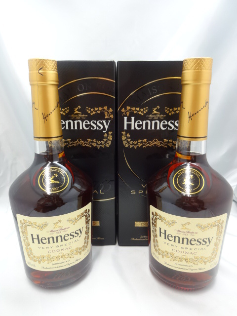 古酒】2本 Hennessy ヘネシー VS ベリースペシャル コニャック
