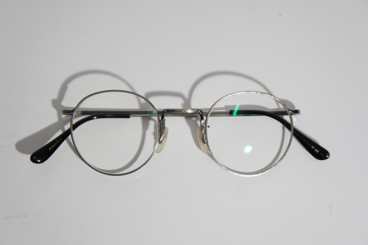 美品Oliver Goldsmithオリバーゴールドスミス CHARLES 45 丸眼鏡 
