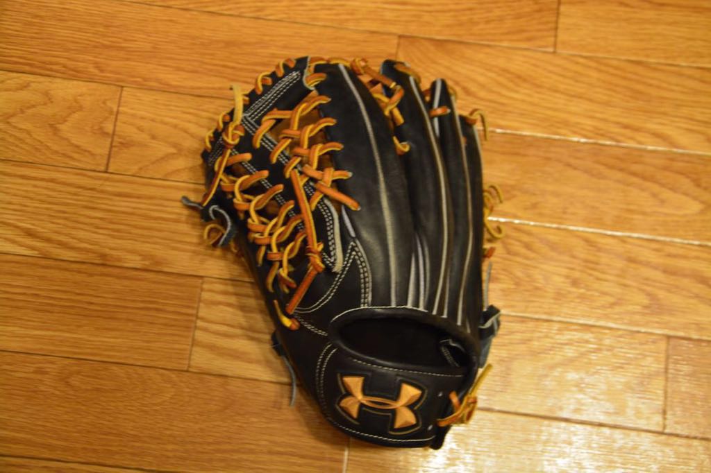 アンダーアーマー 柳田モデル 左用グローブ ブラック 公式用 外野手