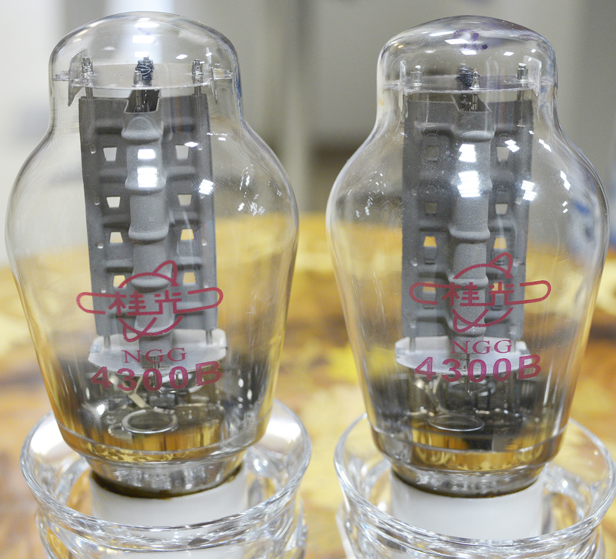 4300B 桂光電子 300B です。Matched Pair 測定・動作 確認すみ 300B