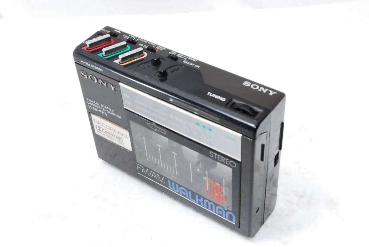 当時物 SONY ソニー ウォークマン WM-F65 カセットレコーダー カセット