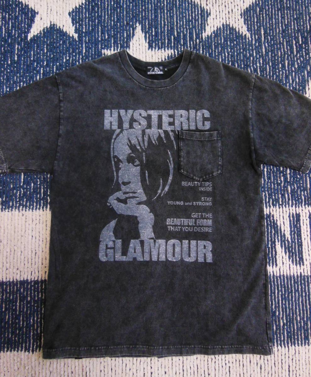 新作，お買い得 ヒステリックグラマー THAT YOU DESIRE プリント ポケ付 Tシャツ(Mサイズ)｜売買されたオークション情報、yahooの商品情報をアーカイブ公開 - オークファン 男性用