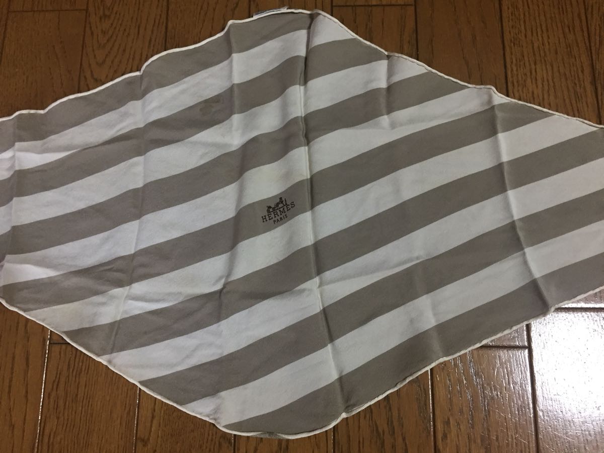 HERMES ロサンジュ スカーフ 送料120円～ エルメス ロザンジュ シルク 