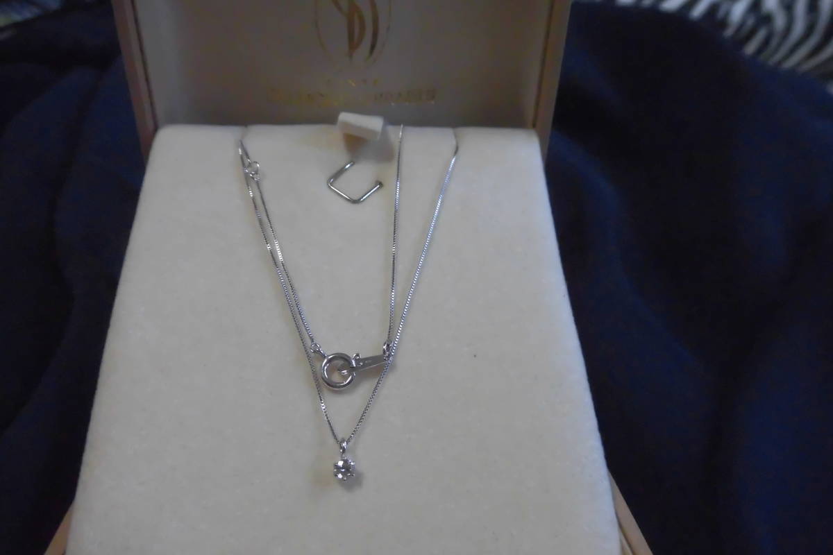 ☆新品☆ DIAMOND SHIRAISHI 【K10WG】【0.05】 プチダイヤ 