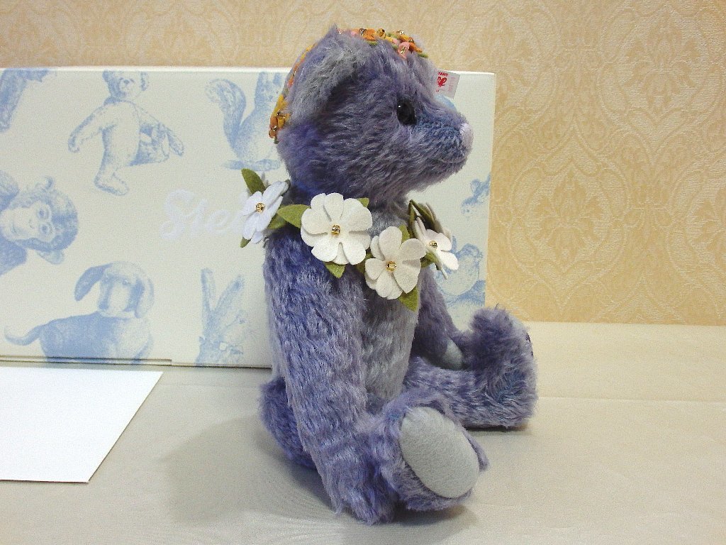 steiffシュタイフ/ 2015年限定「すみれ」テディベア / 完品(シュタイフ 