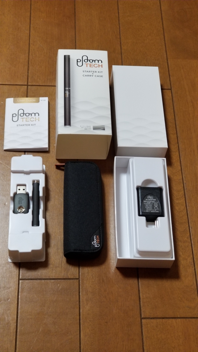 【未使用品】プルームテック　ploomTECH　スターターキット+キャリーケース_1