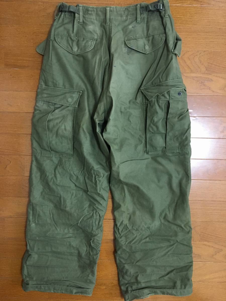 即決 即決！70s/米軍/実物/US/ARMY/field/陸軍/M-65/フィールドパンツ 