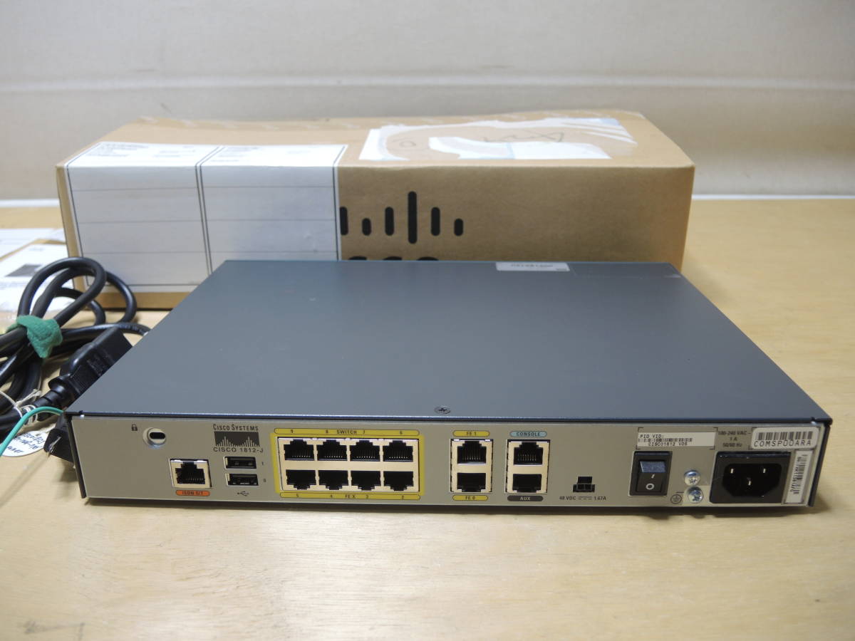 エンタープライズルーター シスコ Cisco 1800 シリーズ CISCO 1812 V05 