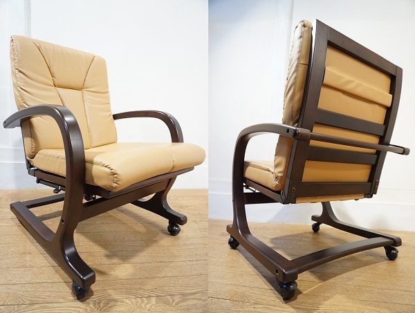 送料無料】 FUJI FURNITURE アームチェア キャスターチェア ダイニング