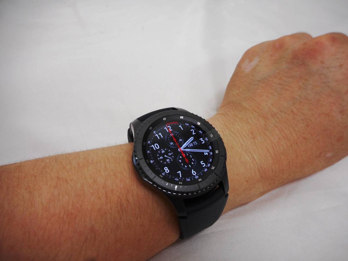 サムソン【Samsung】Galaxy Gear S3 frontier スマートウォッチ iOS 