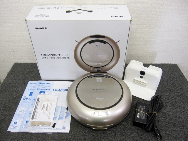MHA35559 シャープ COCOROBO ロボット掃除機 RX-V200-N 2014年製