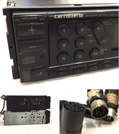 Pioneer パイオニア KEX-M800 EQ-600 carrozzeria CDコントロール