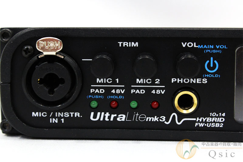 ジャンク】MOTU UltraLite mk3 Hybrid 動作未確認部分ありのため特価