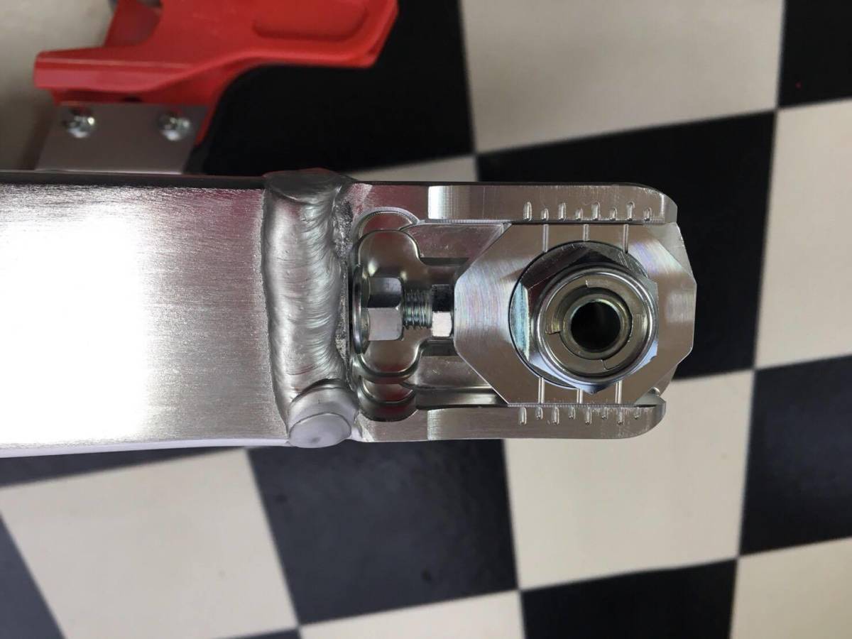 部品工房製 中空リアアクスルシャフト＆プレート CRF150R用 中空