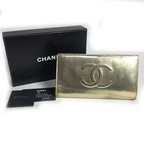 CHANEL シャネル 長財布 ゴールド ココマーク 在庫有即納 【CHANEL/シャネル】長財布 ゴールド ココマーク 【公式通販】