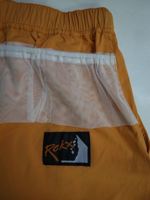 新品　ROKX ｘマウンテンマーシャルアーツ XL オレンジ　MMA ショート パンツ ロックス トレイル ランニング クライミング 軽量 ストレッチ ( ) 0 Mania マウンテンマニア 適正身長165-185cm