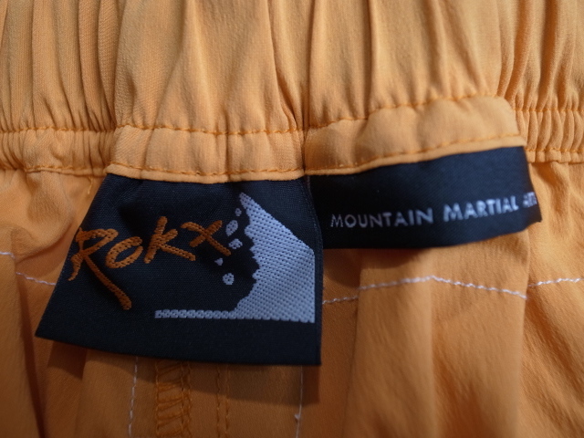 新品　ROKX ｘマウンテンマーシャルアーツ XL オレンジ　MMA ショート パンツ ロックス トレイル ランニング クライミング 軽量 ストレッチ ( ) 0 Mania マウンテンマニア 適正身長165-185cm