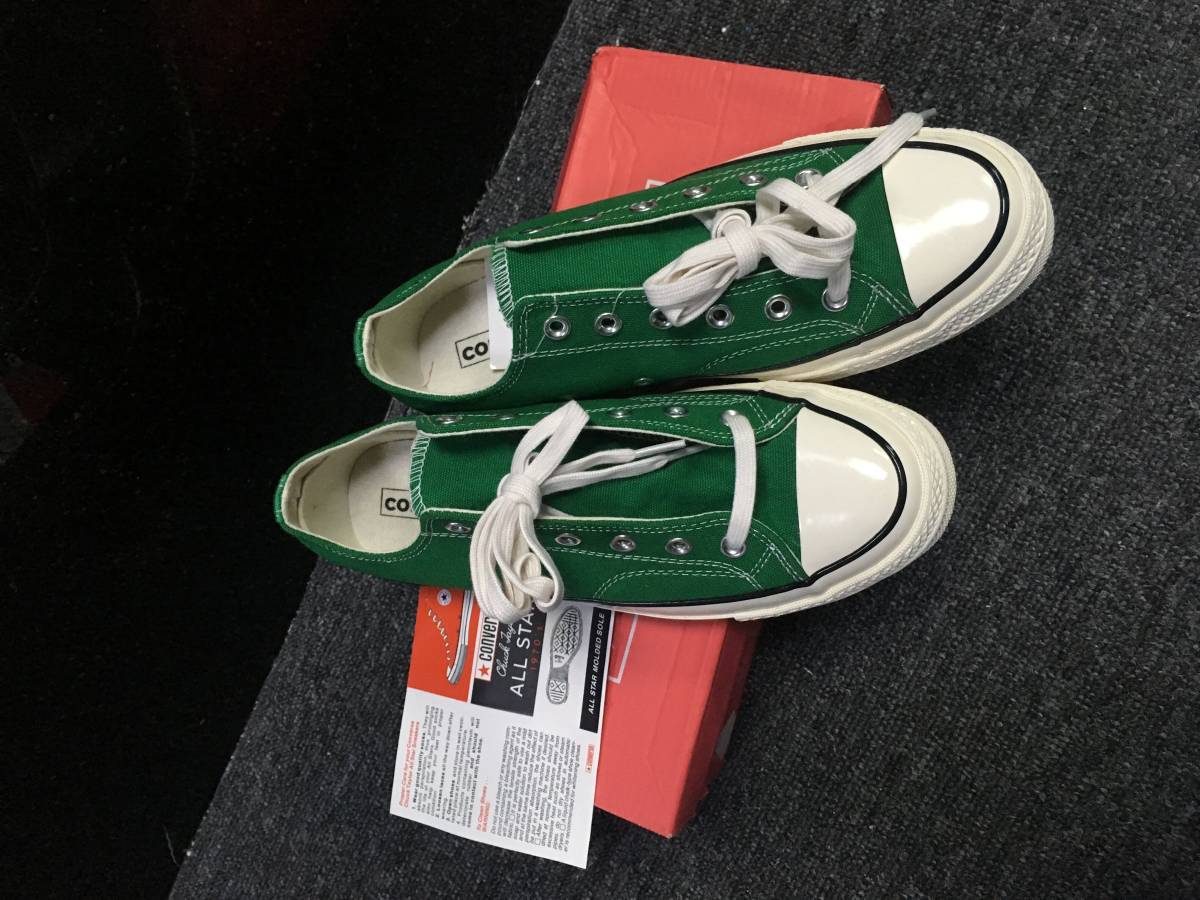 【新作，限定SALE】 18ss コンバースconverse 27.5cm グリーン チャックテイラー CHUCK TAYLOR(27.5cm)｜売買されたオークション情報、yahooの商品情報をアーカイブ公開 - オークファン 27.5cm