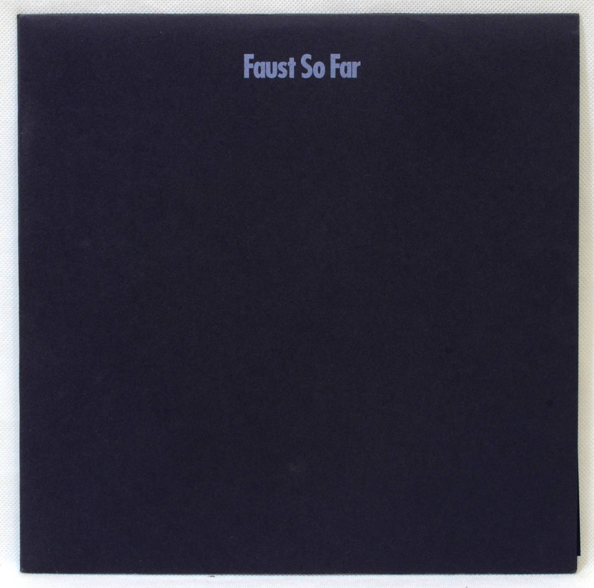 LP UK盤 FAUST so far '72 Recommended Records'79年初回盤 インサート10種 インナースリーブ2種 ...