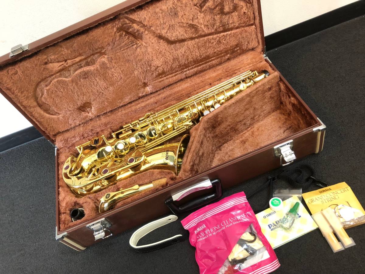 3449【アルトサックス】YAMAHA YAS-32 ALTO 美品 ハードケース付き 